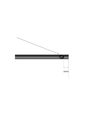 Crus 12 9.5 Mast Extension Carbon C100 Tube CYP0024 Crus Yacht Sàrl