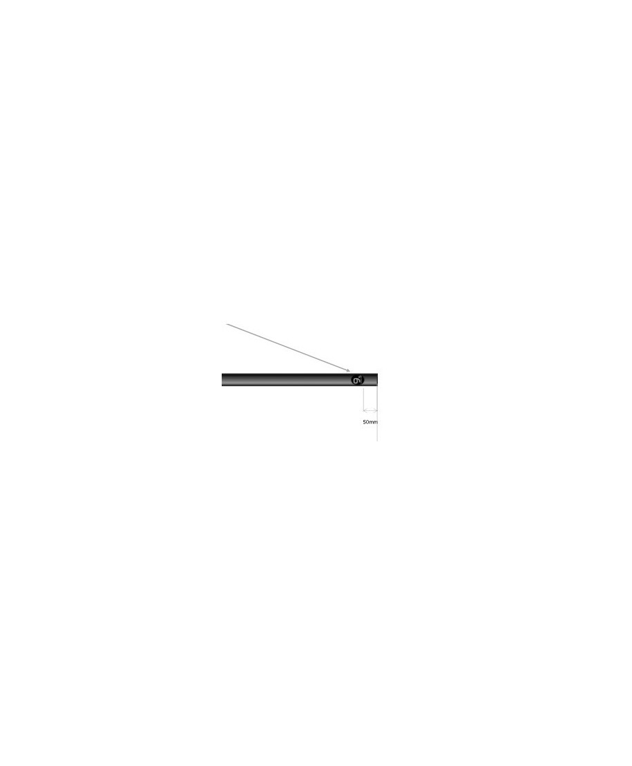 Crus 12 9.5 Mast Extension Carbon C100 Tube CYP0024 Crus Yacht Sàrl